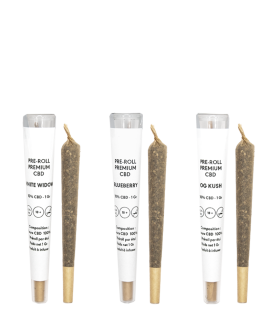 Lot de 6 joints premium pré-roulés CBD